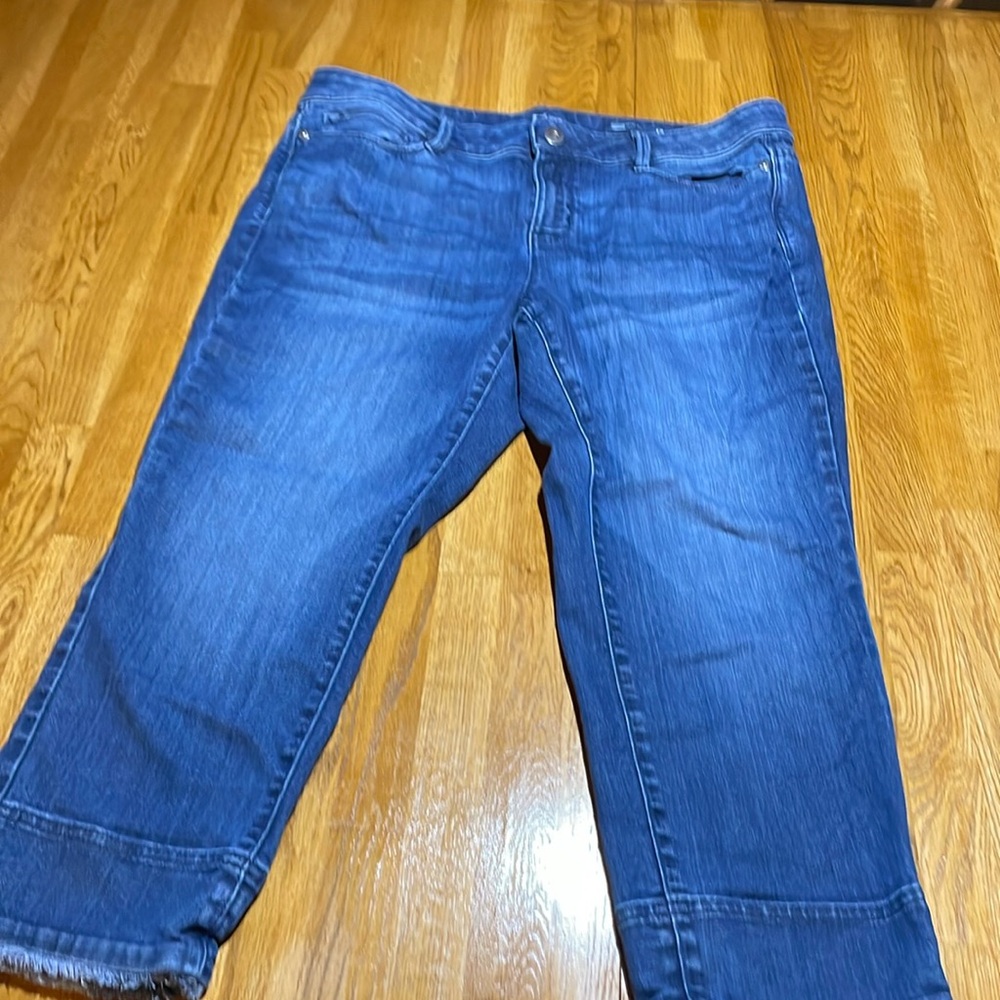Jjill cropped denim jean